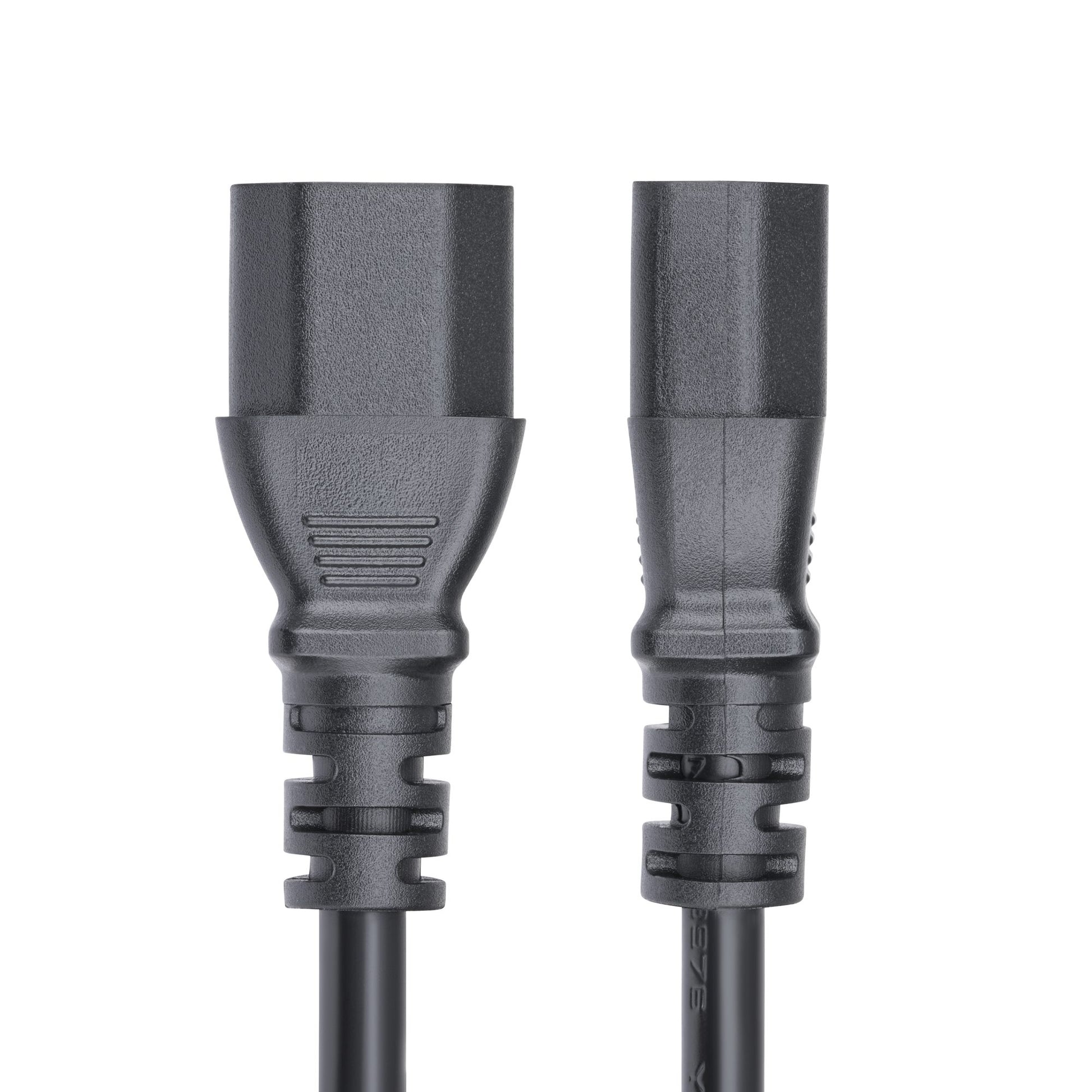 StarTech.com Netzkabel – IEC C14 zu IEC C13, 4,57 m, 250 V/15 A, schwarz