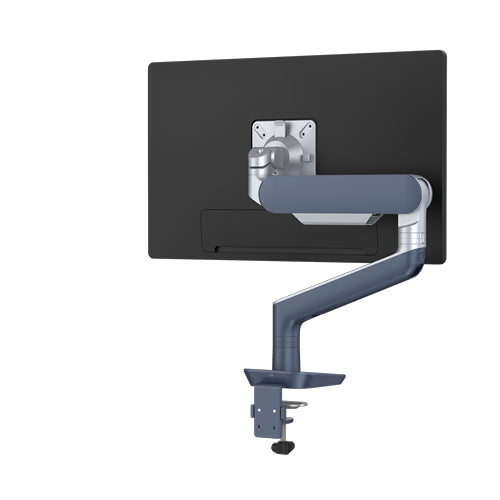 Fellowes Monitorarm, Einzel, bis 28,5", 12,7 kg, Kabelführung, Blau (Azur)