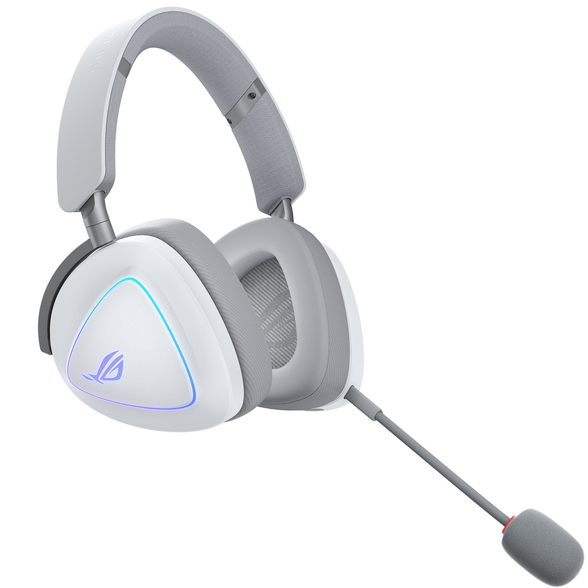 ASUS ROG Delta II WHT – Over-Ear Gaming-Headset – Bluetooth, 3,5 mm, mit Mikrofon – Weiss