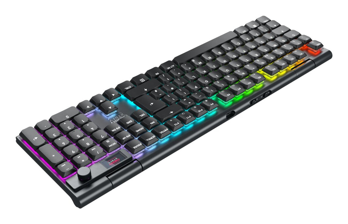 CHERRY XTRFY MX 10.1 – Gaming-Tastatur – Mechanisch – Bluetooth & 2,4 GHz (Nano-Empfänger USB-A) – RGB
