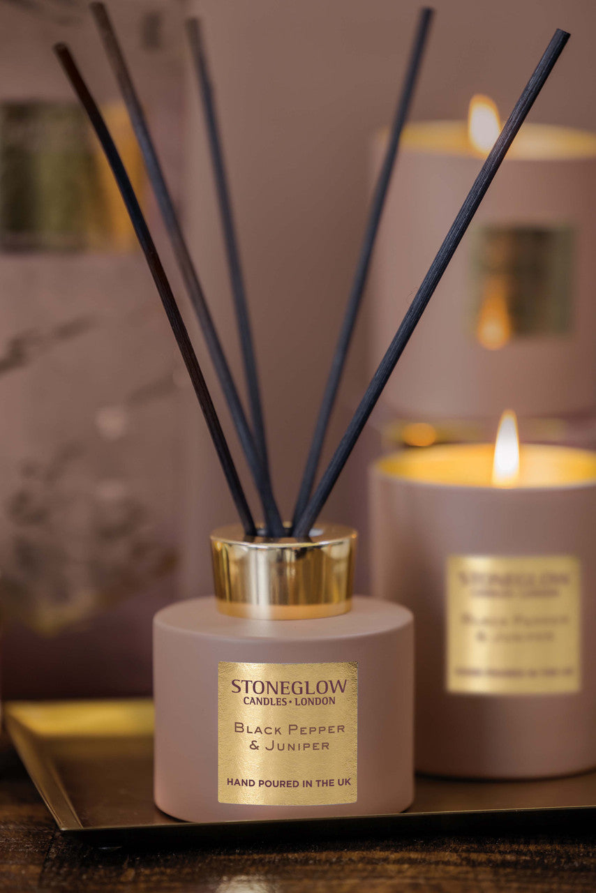 Stoneglow Duftstäbchen Black Pepper & Juniper – 120 ml