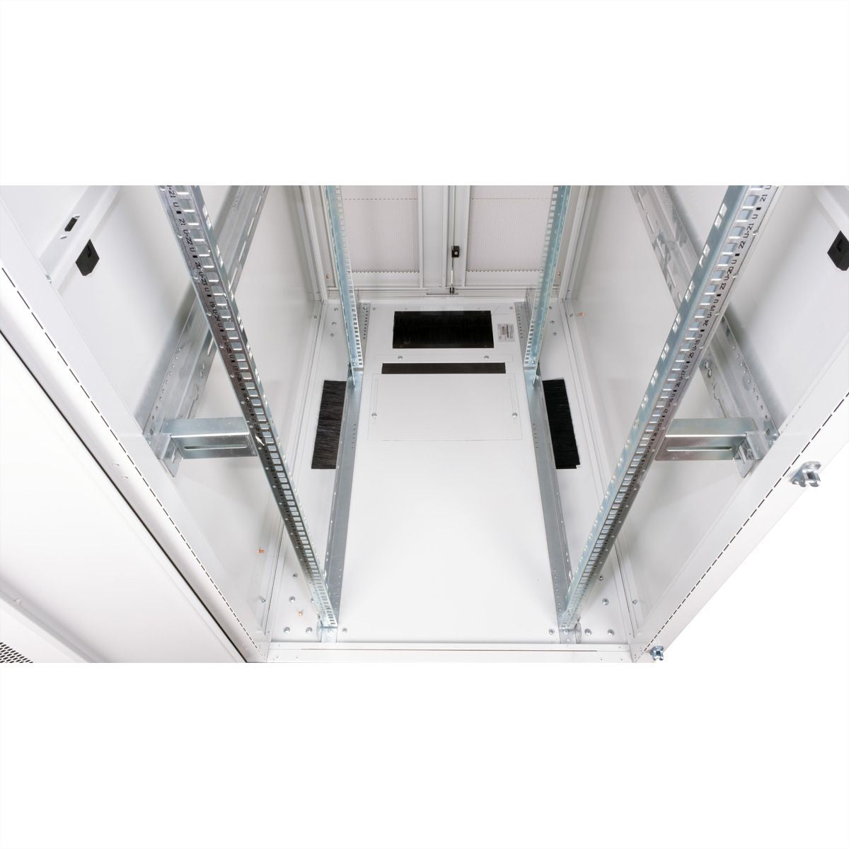 ROLINE Pro – 19" Netzwerkschrank 42U, IP20, abschliessbar, 800 × 1200 × 1970 mm, lichtgrau, Stahl
