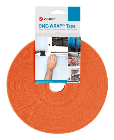 Velcro Schnur – 25 m, PP, orange
