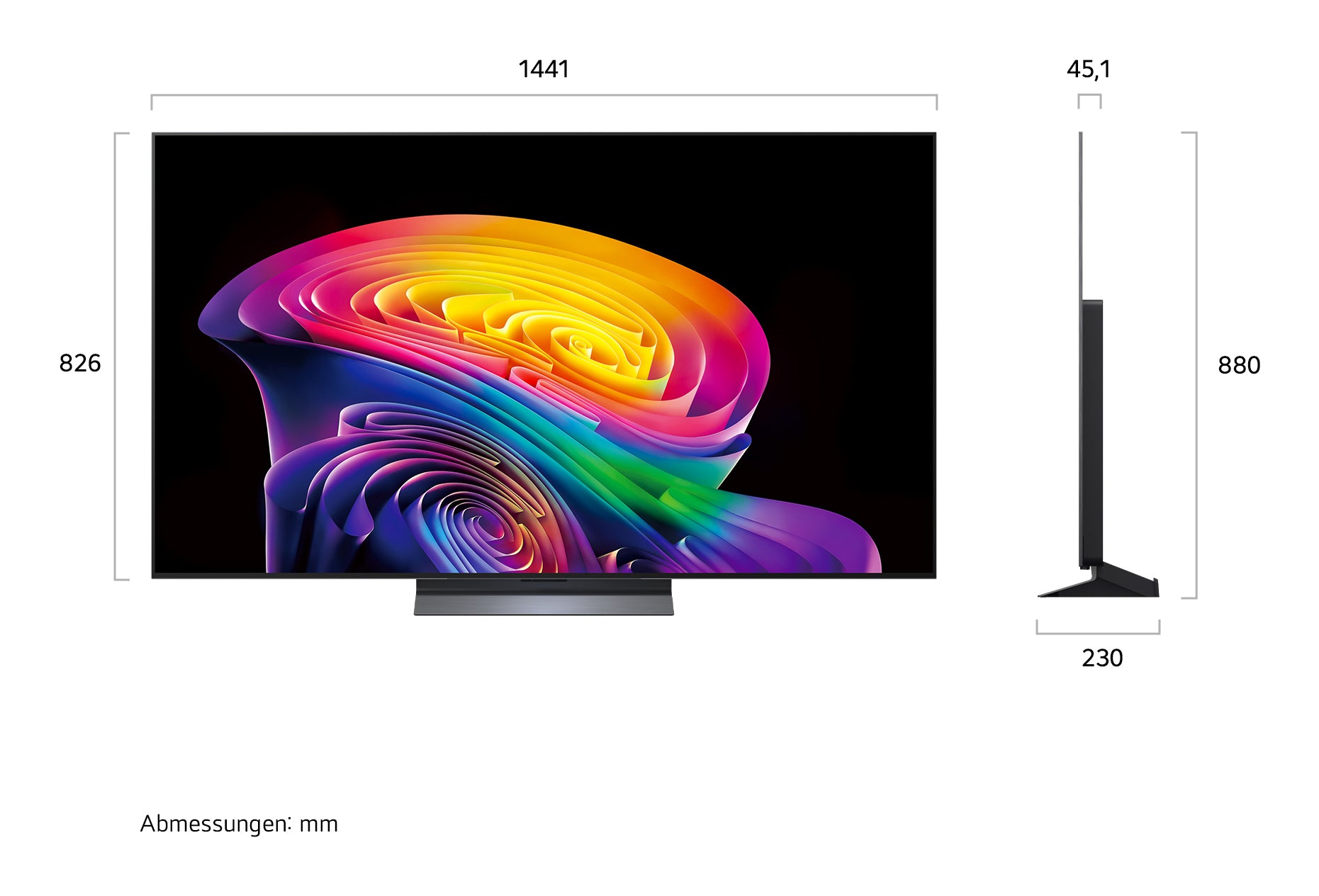 LG OLED65C67LA – 65" TV – 4K UHD – OLED – webOS 26 – 165 Hz – Dolby Vision, HDR10, HLG