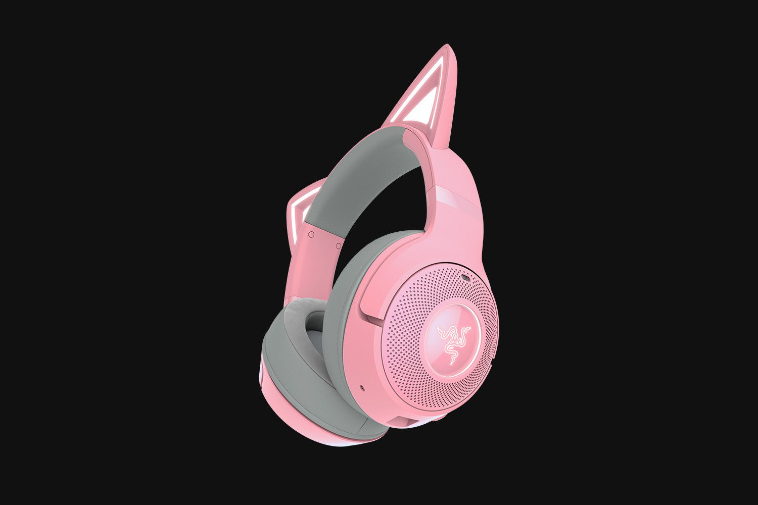 Razer Kraken Kitty BT V2 Quartz Ed. – Gaming-Headset, Over-Ear – Bluetooth 5.2, ANC – Pink – bis 40 h