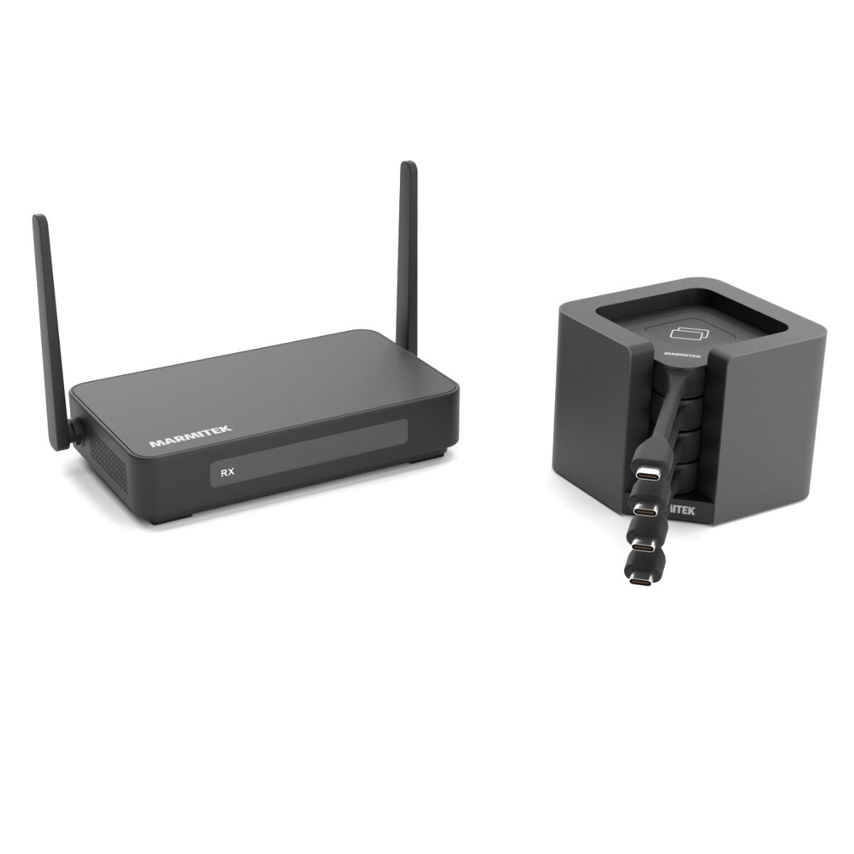 Marmitek 25008488 – Drahtloses Präsentationssystem – 4K, HDMI, Schwarz