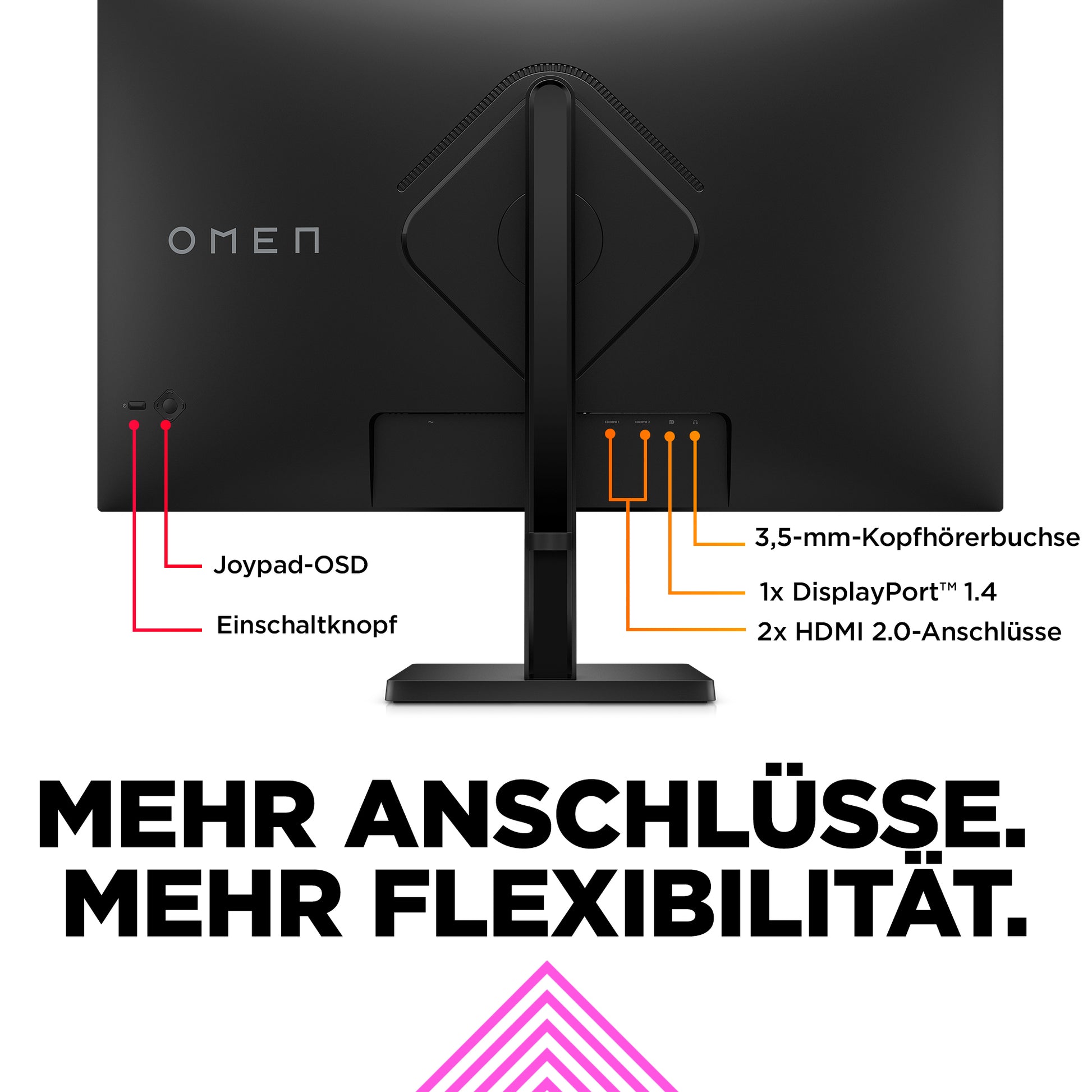 HP OMEN 32Q – Monitor, 32" 2560 × 1440 (WQHD), 165 Hz