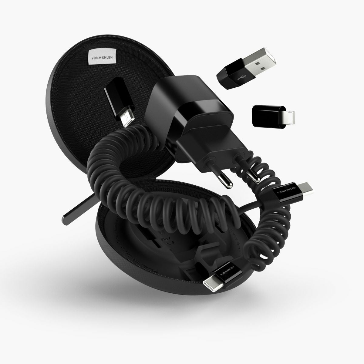 Vonmählen Allroundo GaN Ladekabel – 1× USB-C + 1× Lightning, 0,9 m – für Lightning-Geräte