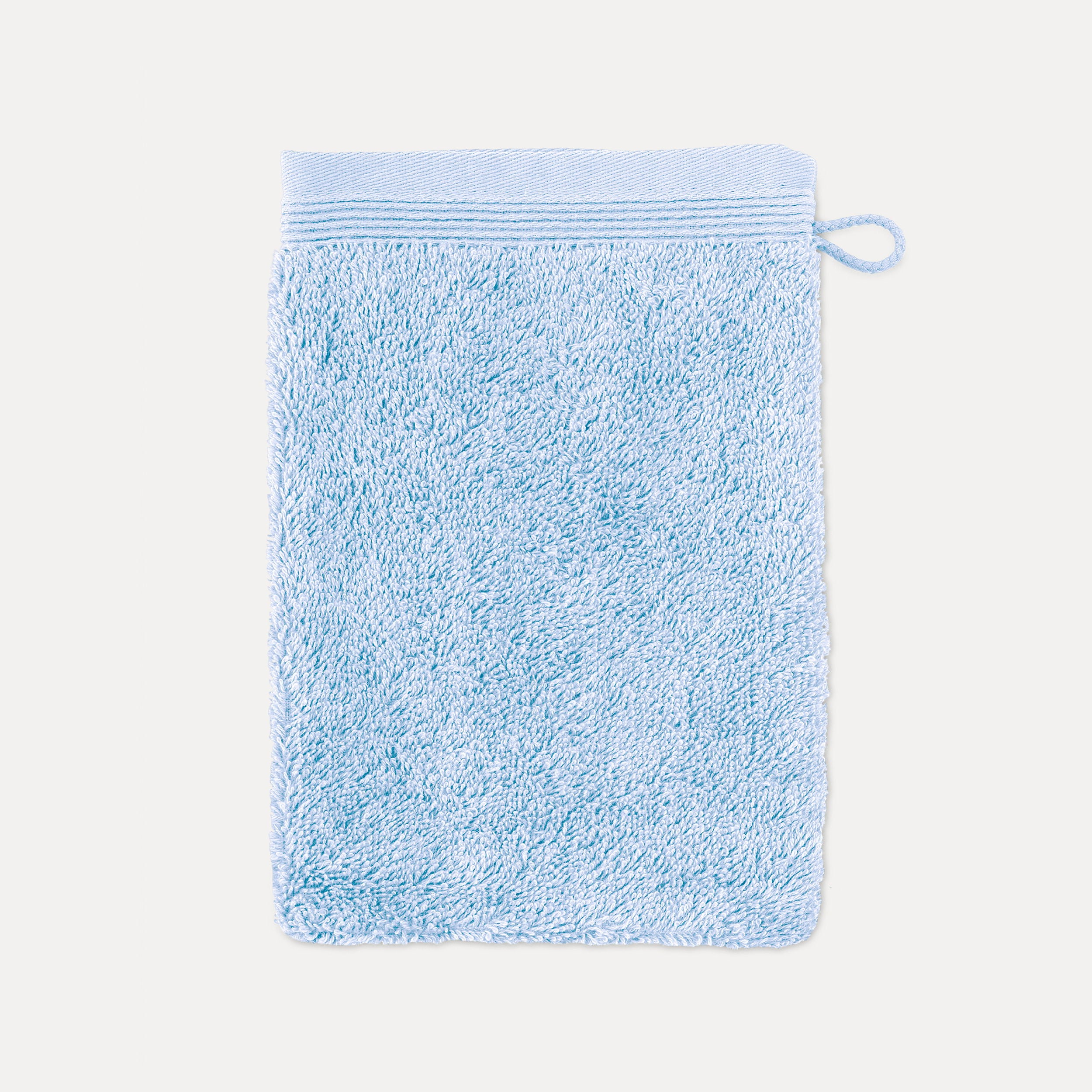 MÖVE Waschlappen Superwuschel – 15 × 20 cm, Hellblau, Baumwolle, 550 g/m², OEKO-TEX