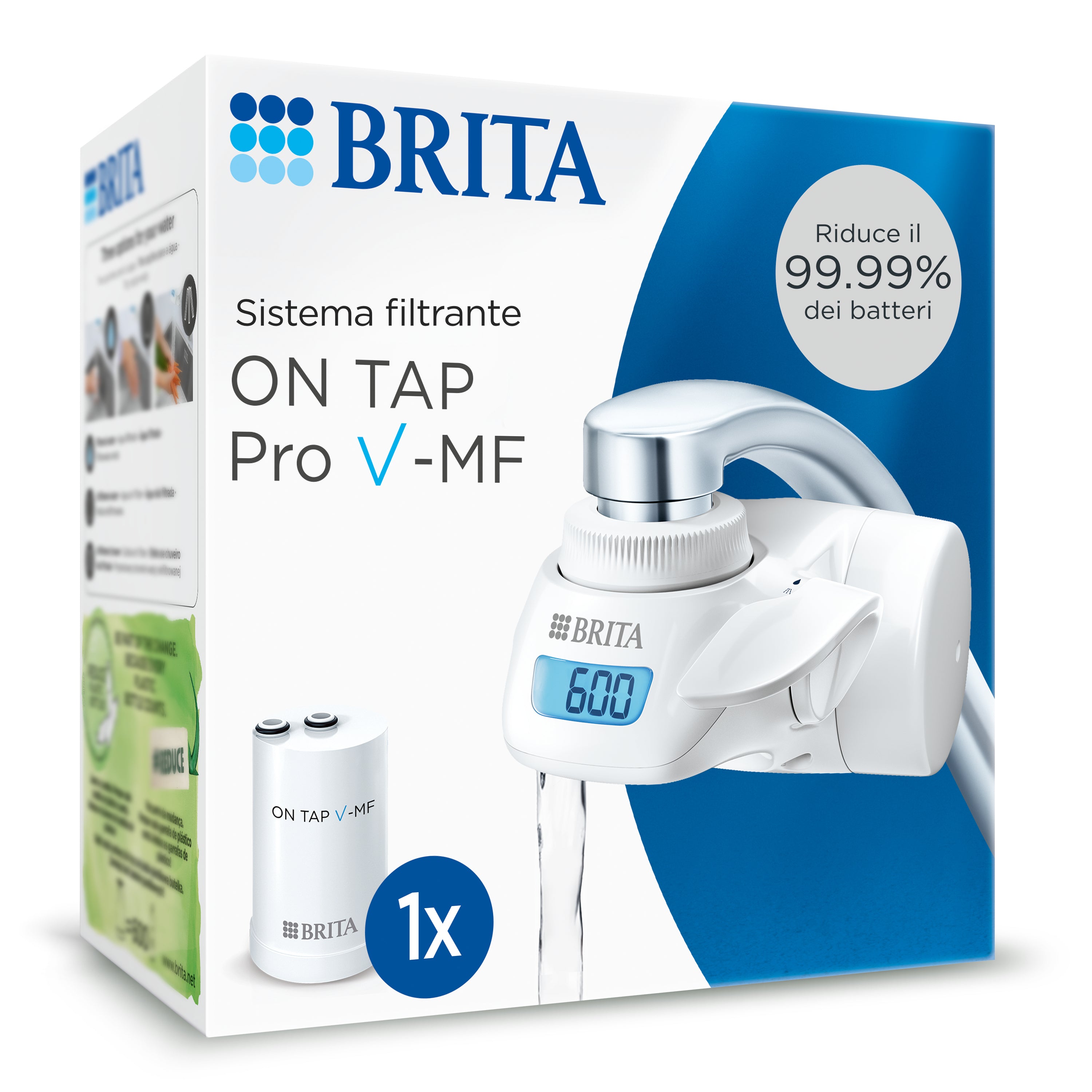 BRITA Kartusche On Tap V-MF – Weiss, Wasserhahnfilter