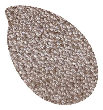 Reslin Glasperlen, rund – braun – Ø 1,4 mm – 500 g