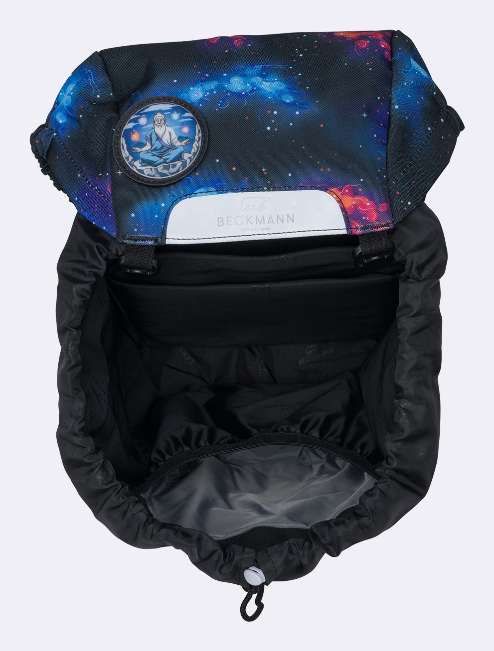 Beckmann Classic Schulrucksack – Ninja Elements – 24,0×37,0×25,0 cm – aus recycelten PET-Flaschen hergestellt