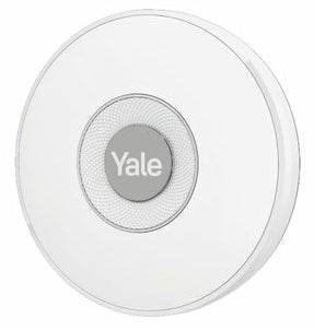 Yale AL-IS-1A-W – Sirene, Funk (868 MHz), 85 dB – Weiss, für Yale Smart Alarm