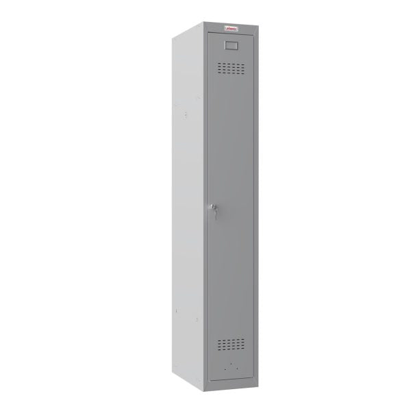 Phoenix Safe Co. PL1130 – Persönliches Schliessfach, 1 Fach, abschliessbar, 300 × 500 × 1830 mm, grau, Stahl