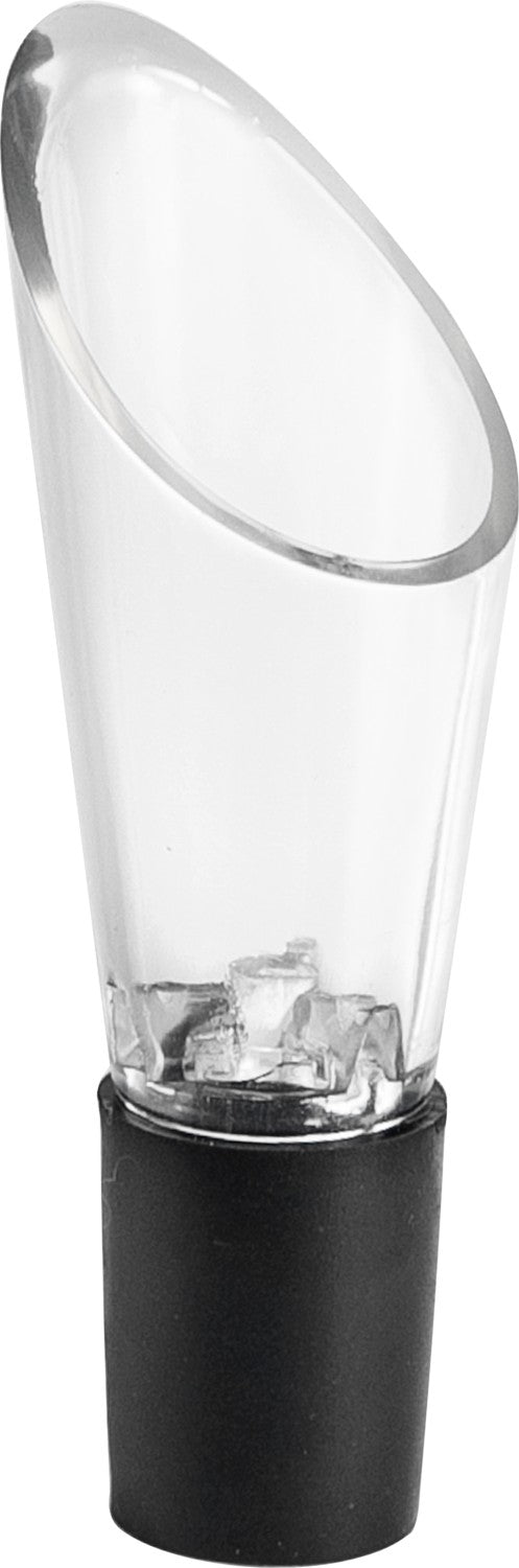 Ibili Weinausgiesser – 8,5 cm, Kunststoff, Schwarz, 1 Stk., mit Filter