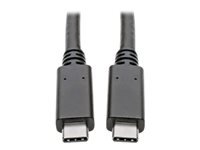 Tripp Lite USB-C auf USB-C Kabel – USB 3.2 Gen 1 (5 Gbit/s) – 1,8 m – Thunderbolt-kompatibel – Schwarz