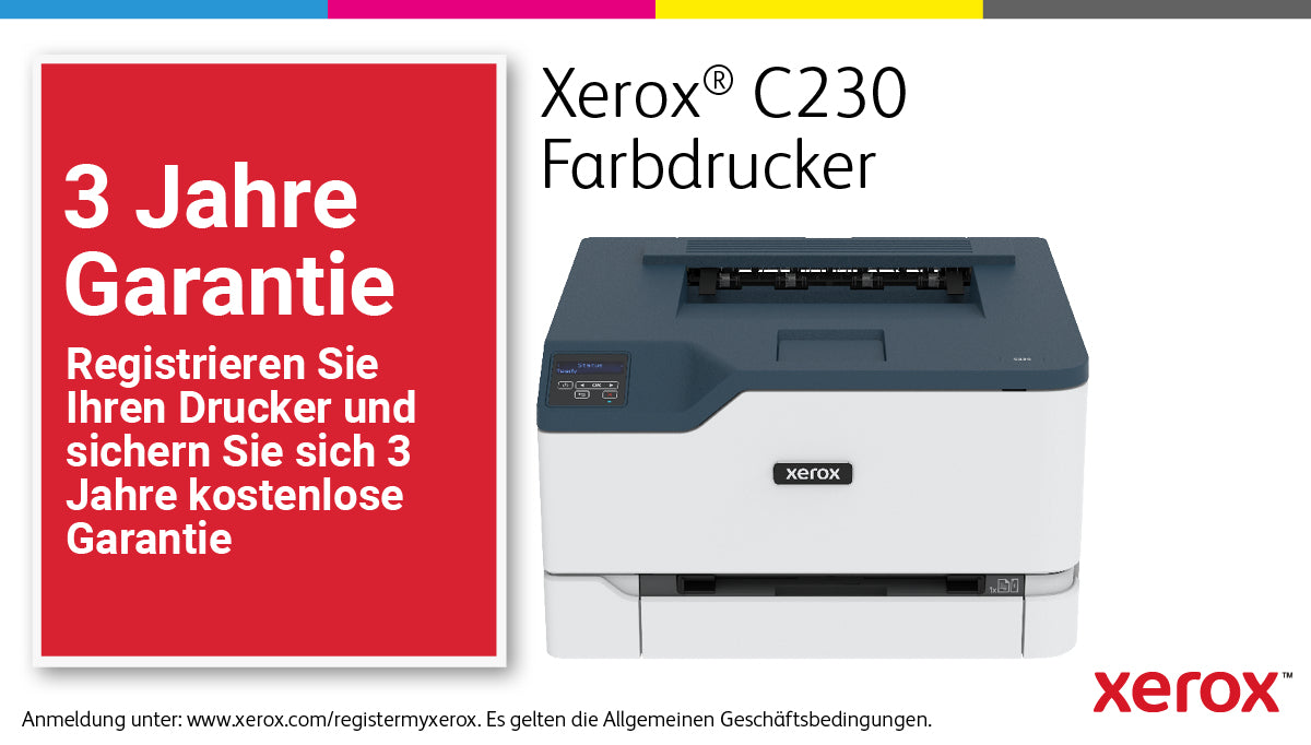 Xerox C230 – A4, 22 Seiten/Min., USB 3.0, LAN/WLAN