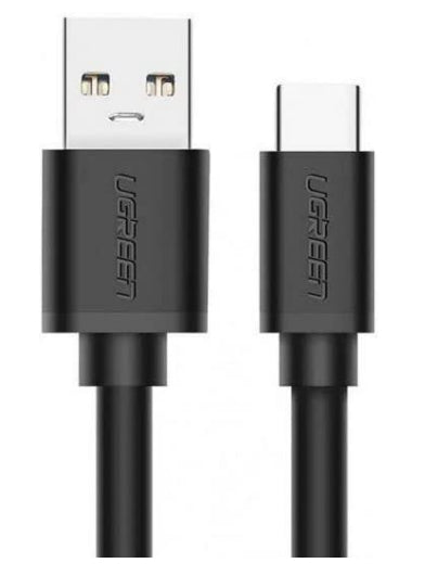 Ugreen USB-A auf USB-C Kabel – USB 3.2 Gen 1 (5 Gbit/s) – 1 m – Nylon/PVC – Schwarz – für Galaxy S21 und mehr