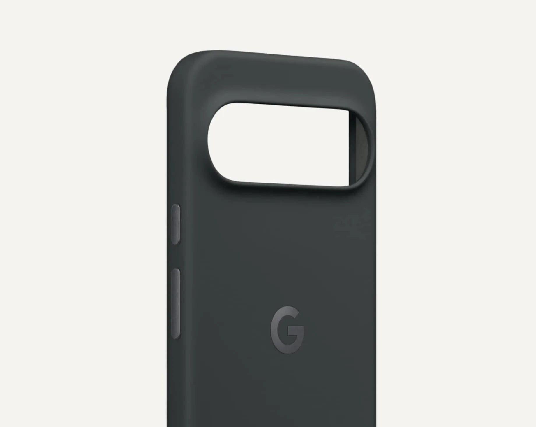 Google Backcover – für Google Pixel 10 Pro XL, Mikrofaser+PC+Silikon, Obsidian