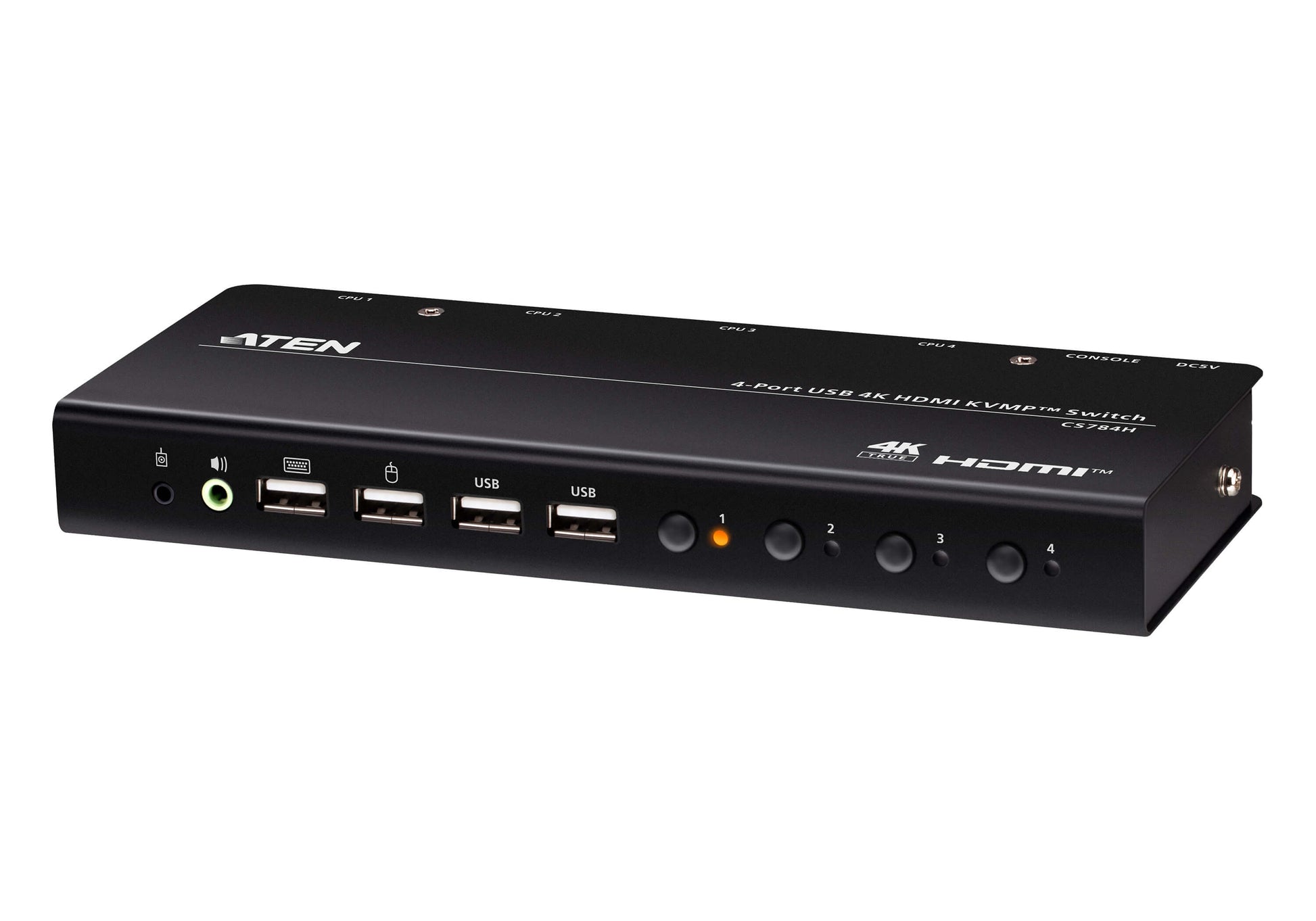ATEN CS784H – KVM-Switch – 4-Port, HDMI – 4K @ 60 Hz, Audio
