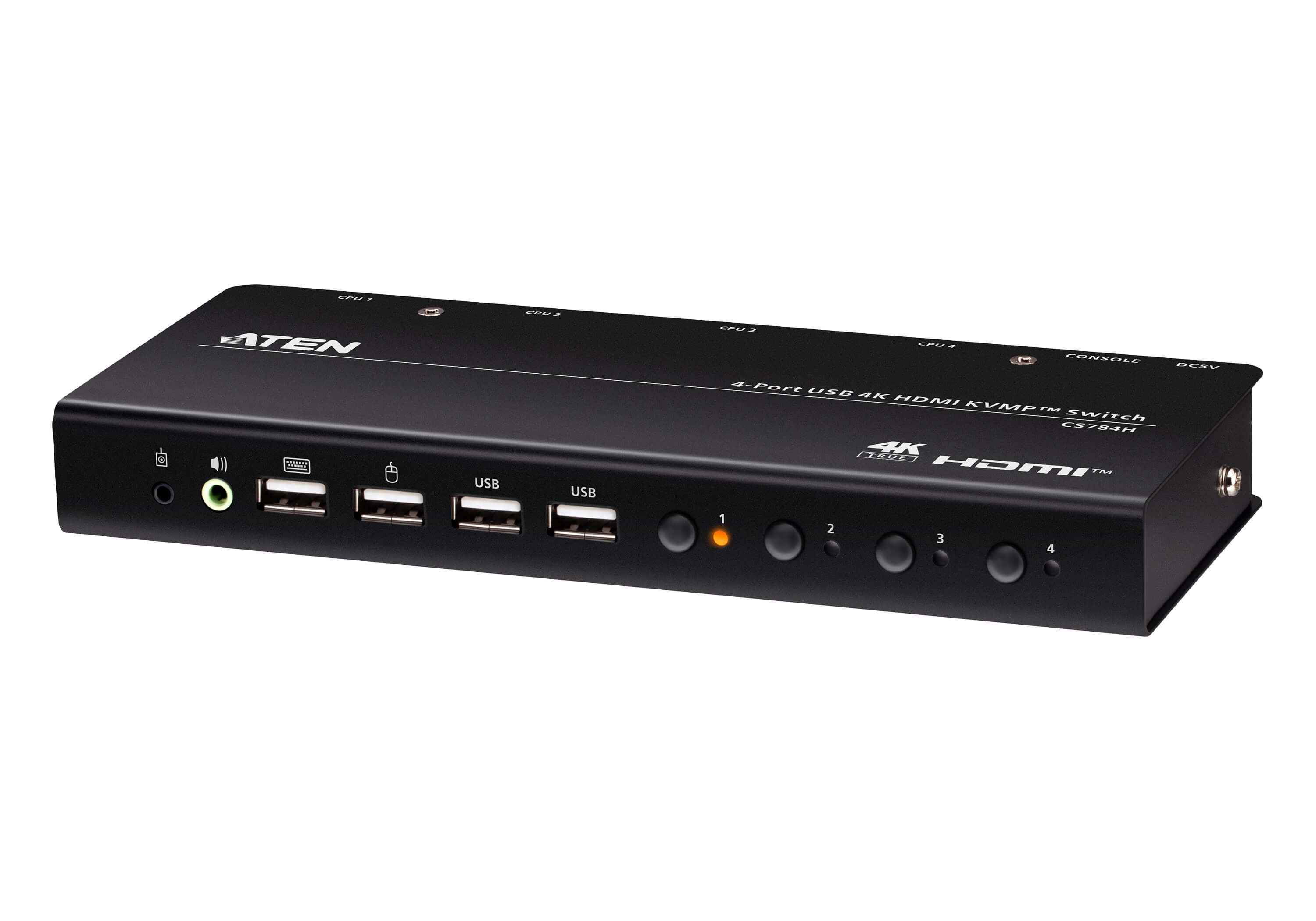 ATEN CS784H – KVM-Switch – 4-Port, HDMI – 4K @ 60 Hz, Audio