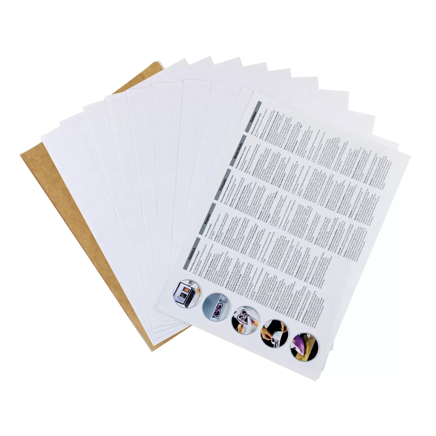 HERMA Inkjet T-Shirt-Folie für dunkle Textilien – 10 Stück – Weiss – 210 × 297 mm
