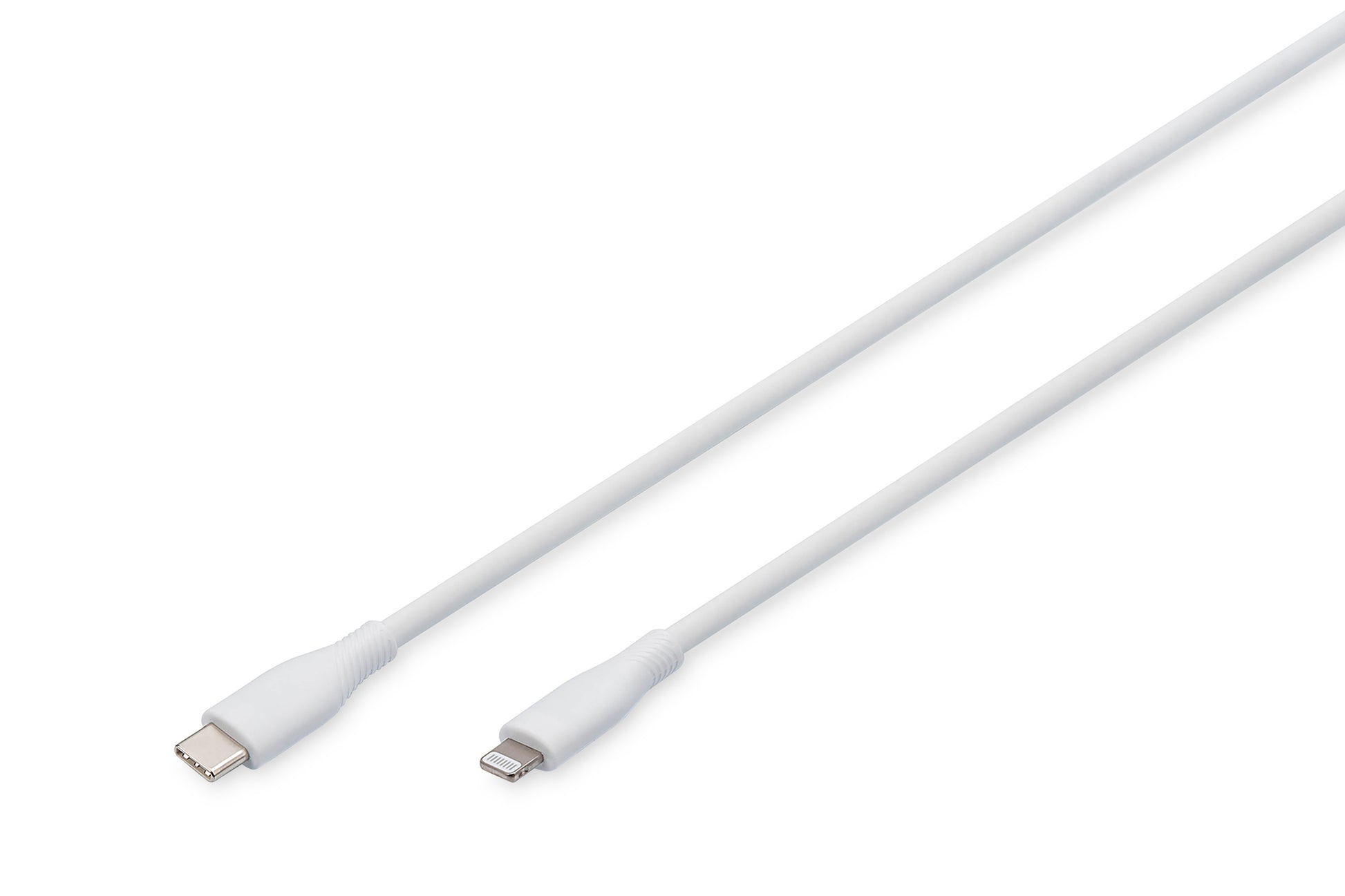 Digitus Lightning auf USB-C Kabel, 1 m, Weiss