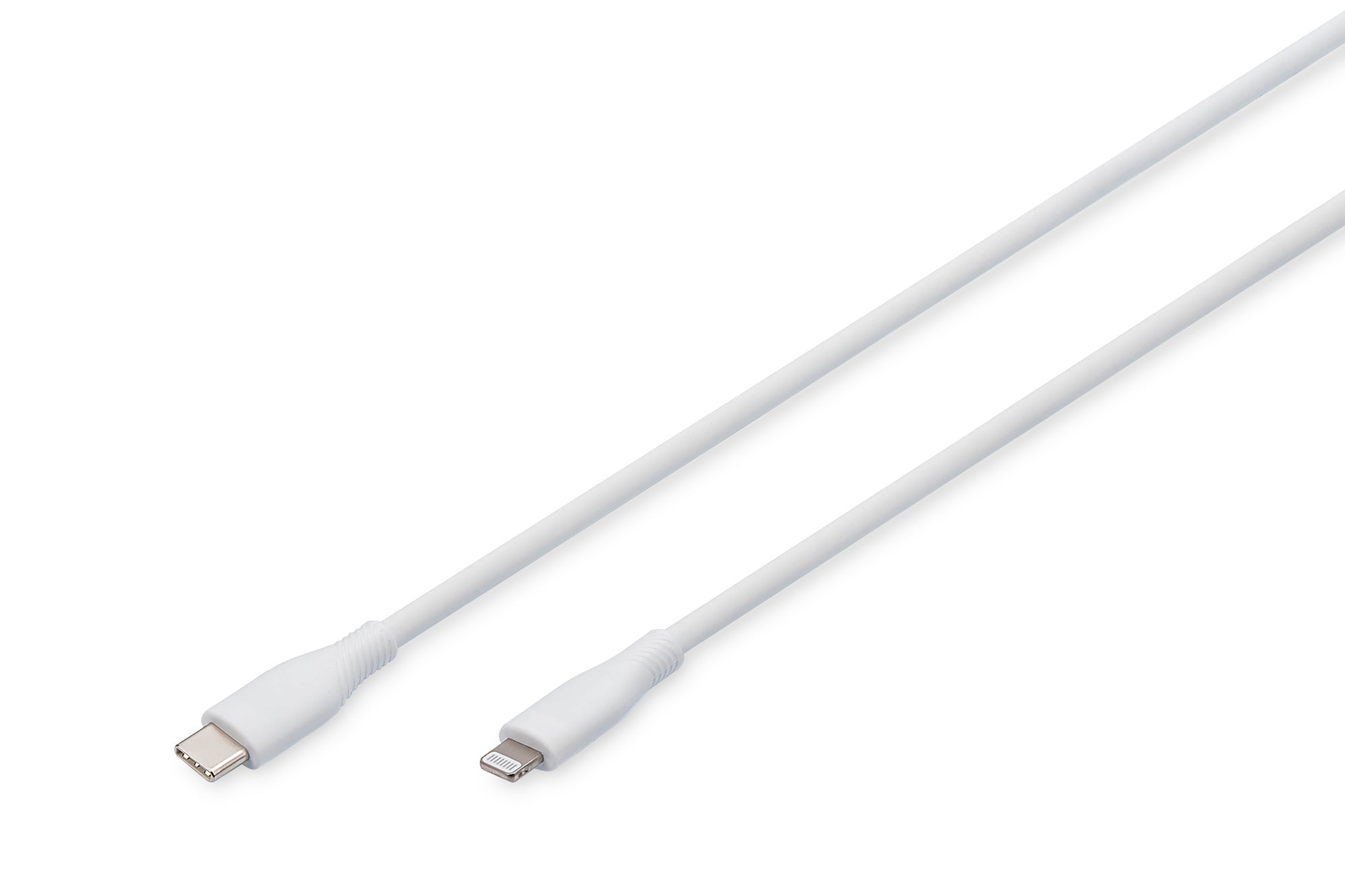 Digitus Lightning auf USB-C Kabel, 1 m, Weiss