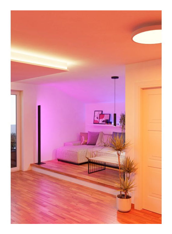EGLO Pendelleuchte BALAMORTA-Z – Ø 5,5 × 110 cm, 500 lm, 3,7 W, 2700–6500 K, dimmbar, für ZigBee 3.0