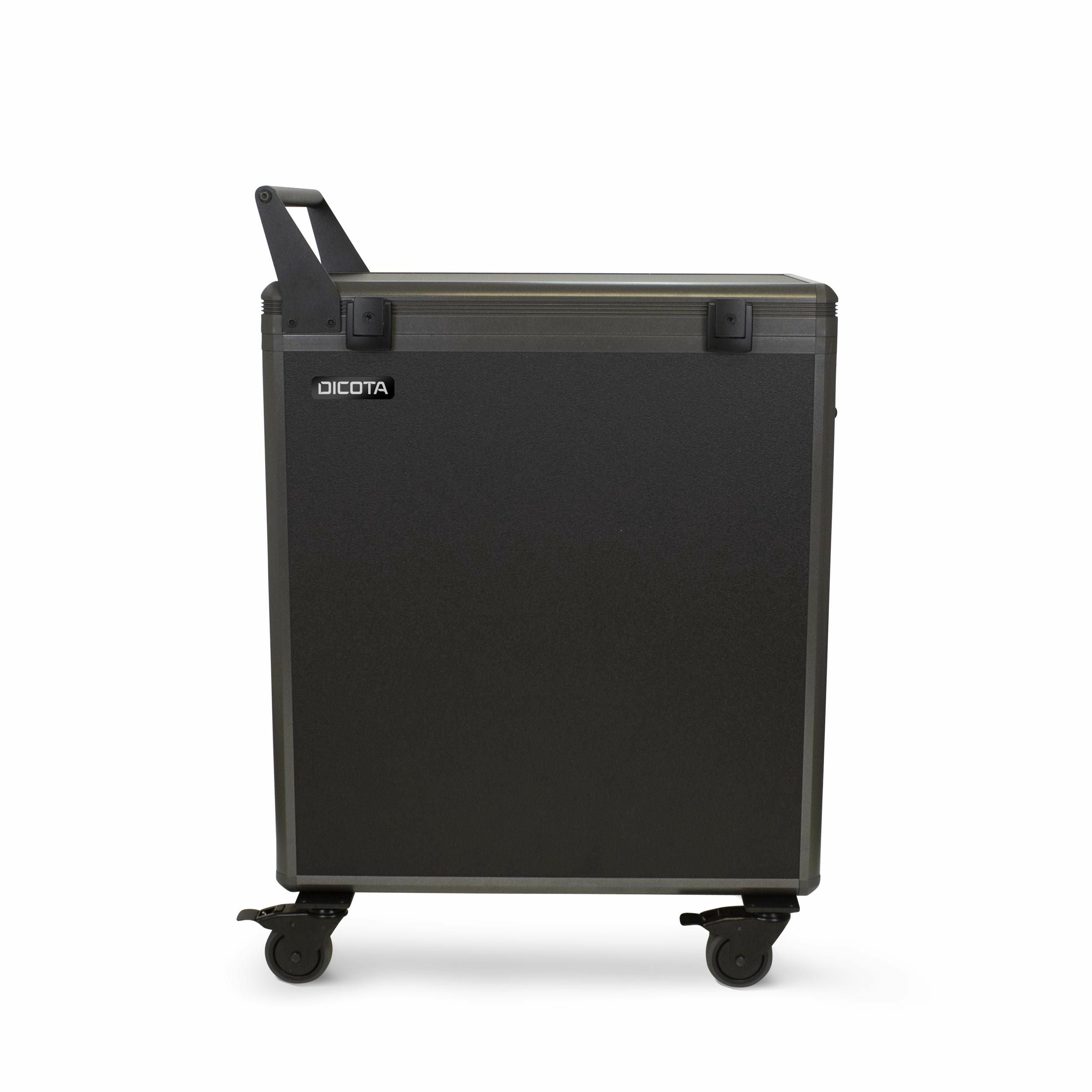 DICOTA Notebook-Trolley – für 14 Laptops, Aluminium, schwarz