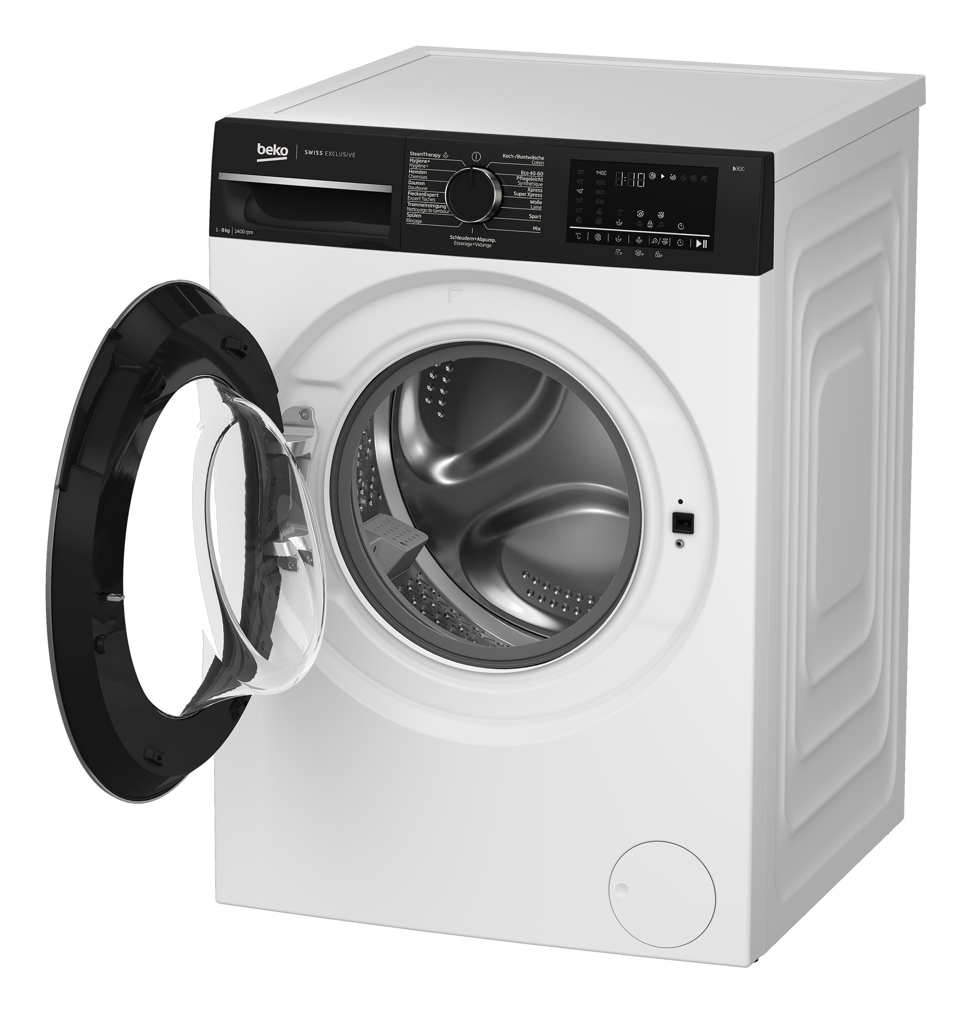 Beko Waschmaschine WM350 – 9 kg, 1400 U/min, Invertermotor, Energieklasse A – weiss