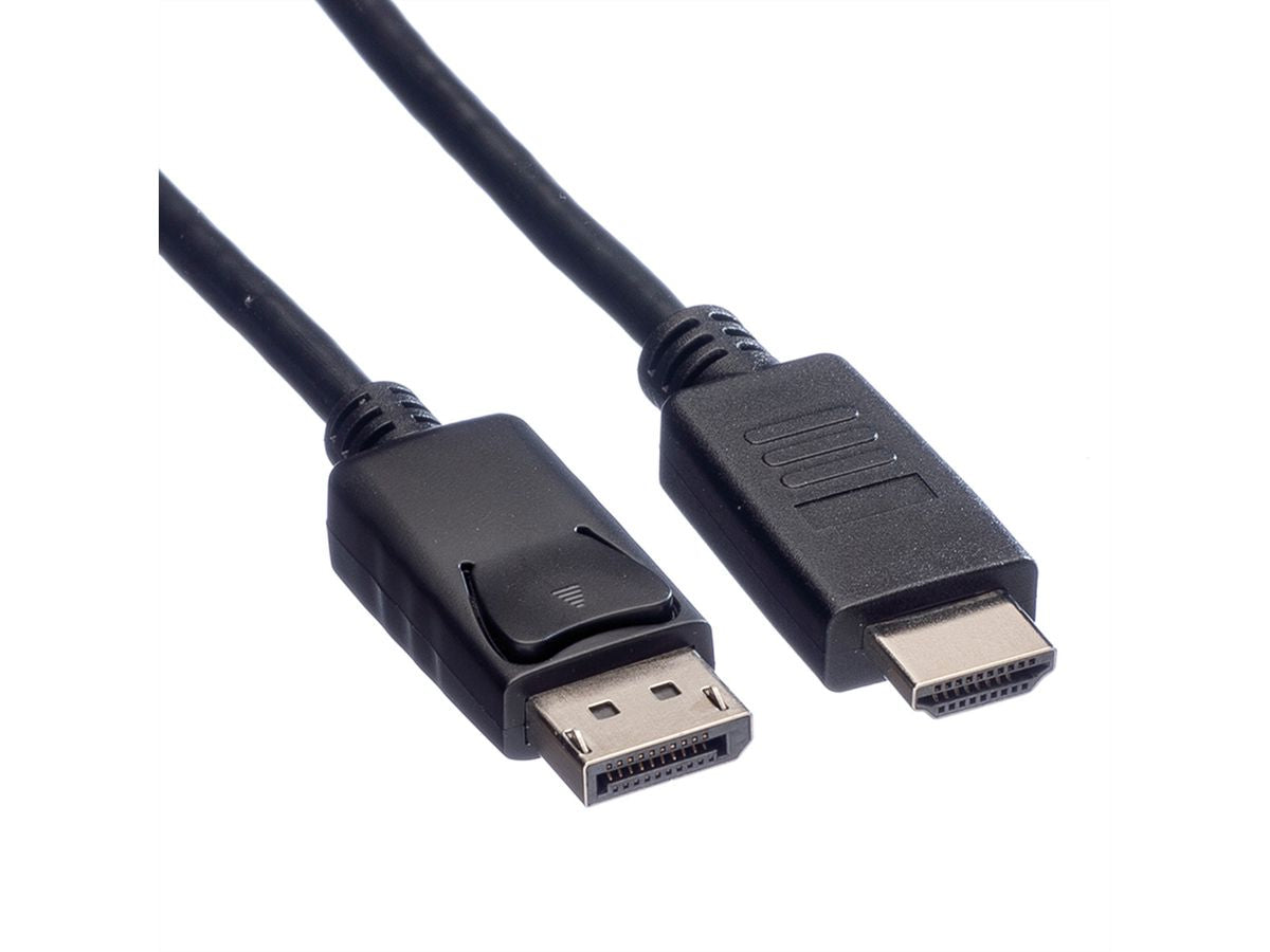 ROLINE GREEN DisplayPort auf HDMI Kabel DP 1.1 1080p 60 Hz – 2 m – für TV, Beamer, Projektor