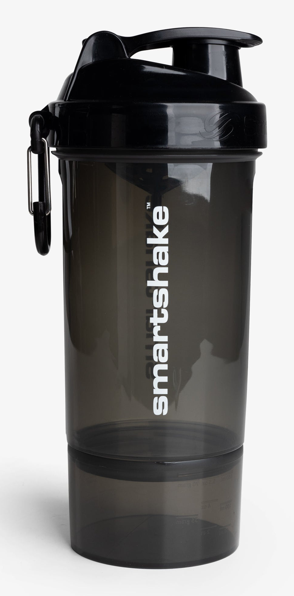 Smartshake Original2GO ONE Trinkflasche 800 ml – Kunststoff, Schraubdeckel, Schwarz