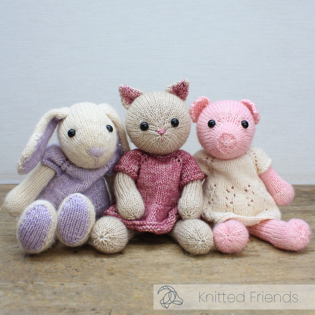 Hardicraft Strickset Katze Emma – ca. 25 cm, Pink