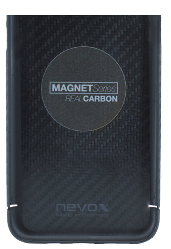 nevox CarbonSeries Backcover – für Samsung Galaxy S26, Carbon+Aramid+Vectran, schwarz, kabelloses Laden