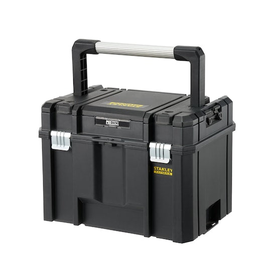 Stanley Werkzeugkasten FatMax TSTAK, 338 × 310 × 310 mm, 22,2 l, schwarz