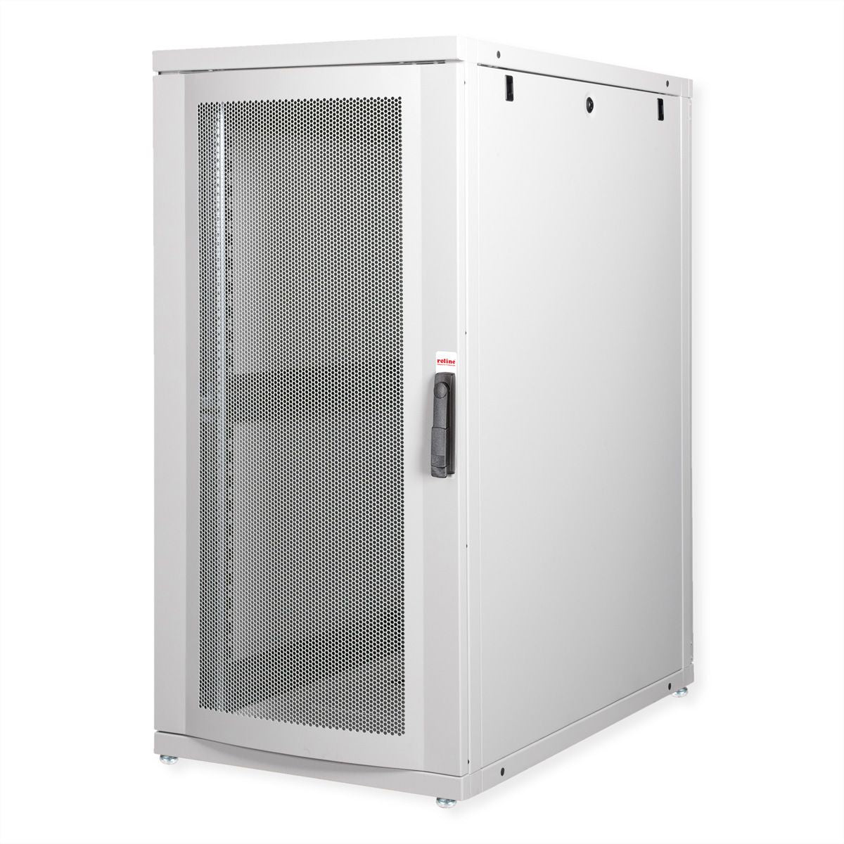 ROLINE Pro – 19" Netzwerkschrank 26U, IP20, abschliessbar, 600 × 1000 × 1260 mm, lichtgrau, Stahl