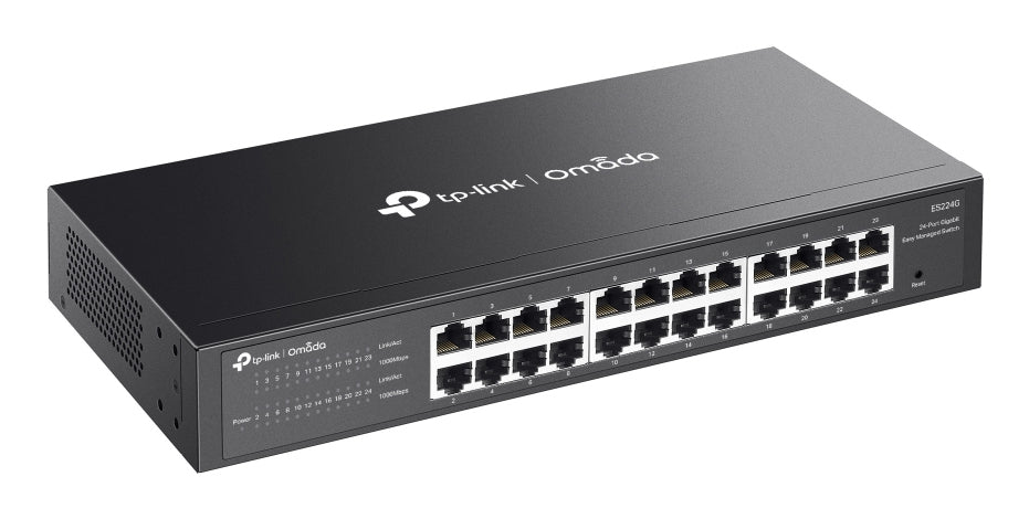 TP-Link ES224G – Managed Switch – 24×GbE, L2, 1U