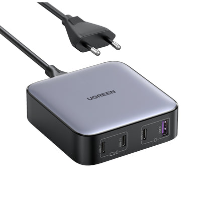 Ugreen Nexode Ladegerät (EU) – 100 W, 3× USB-C + 1× USB-A, PD – für MacBook Air 13" (M1/M2), Dell XPS