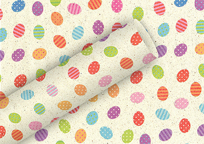 Braun + Company Geschenkpapier – Ostereier – Aus Graspapier – 700 × 1500 mm