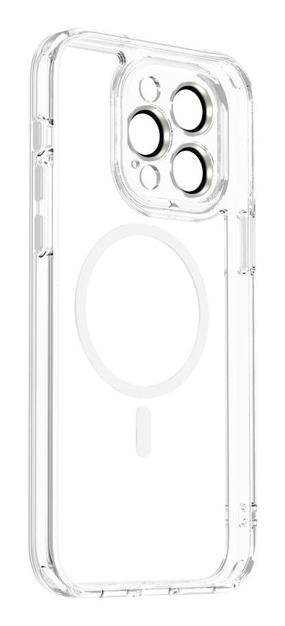 Valenta Trend MagSafe Backcover – für iPhone 15 Pro, Transparent, TPU/PC, Schutz vor Vergilbung