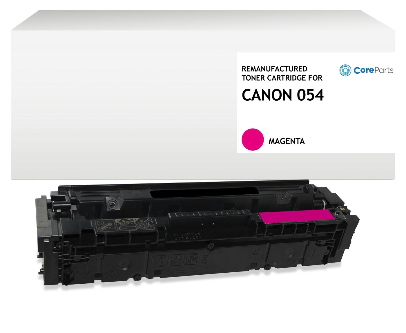 CoreParts QI-CRG-054HBK Tonerkartusche, Magenta, für Canon