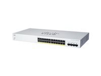 Cisco CBS220-24T-4G – Managed Switch – 24×GbE, 4×SFP, L2, 1U