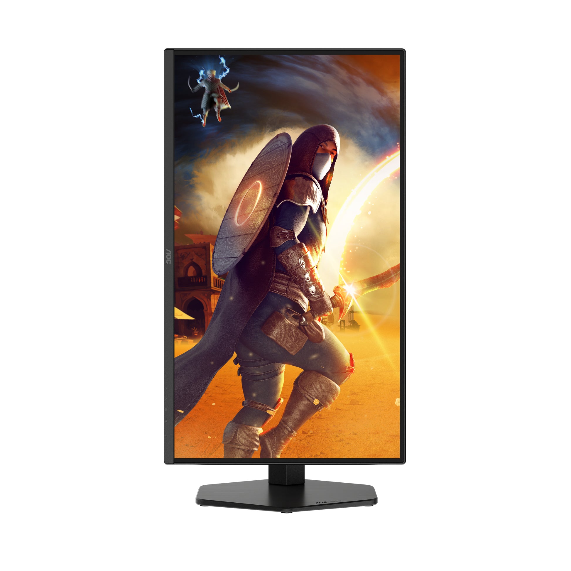AOC Q25G4SR – Monitor, 24,5" 2560 × 1440 (WQHD), IPS, 300 Hz, Adaptive Sync, Lautsprecher, Rot