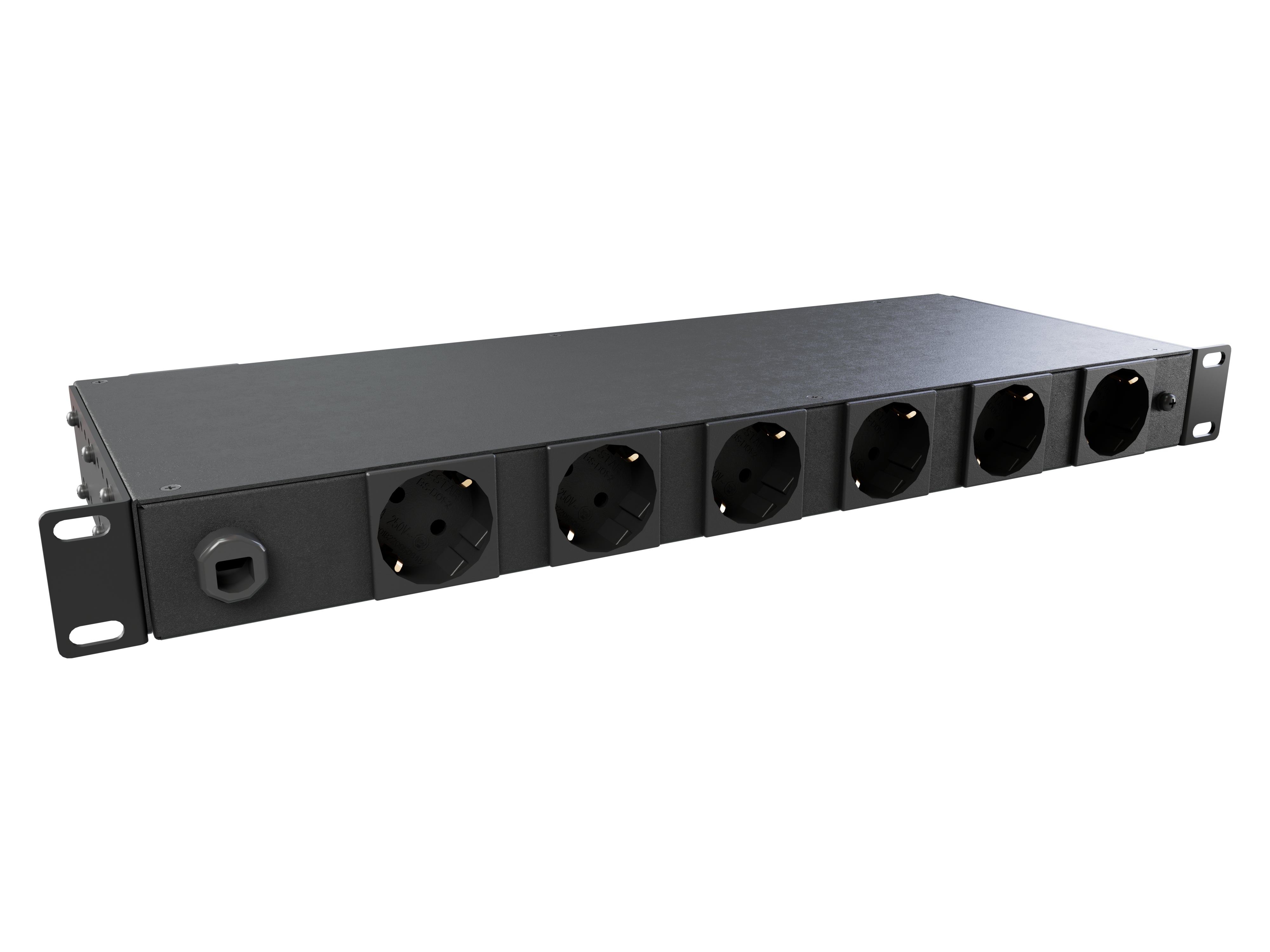 Vertiv EP4G81A0 Rack-PDU (überwacht) 3600 W – 1U, Schuko (Typ F) 16 A – Typ F×6, RJ-45×2