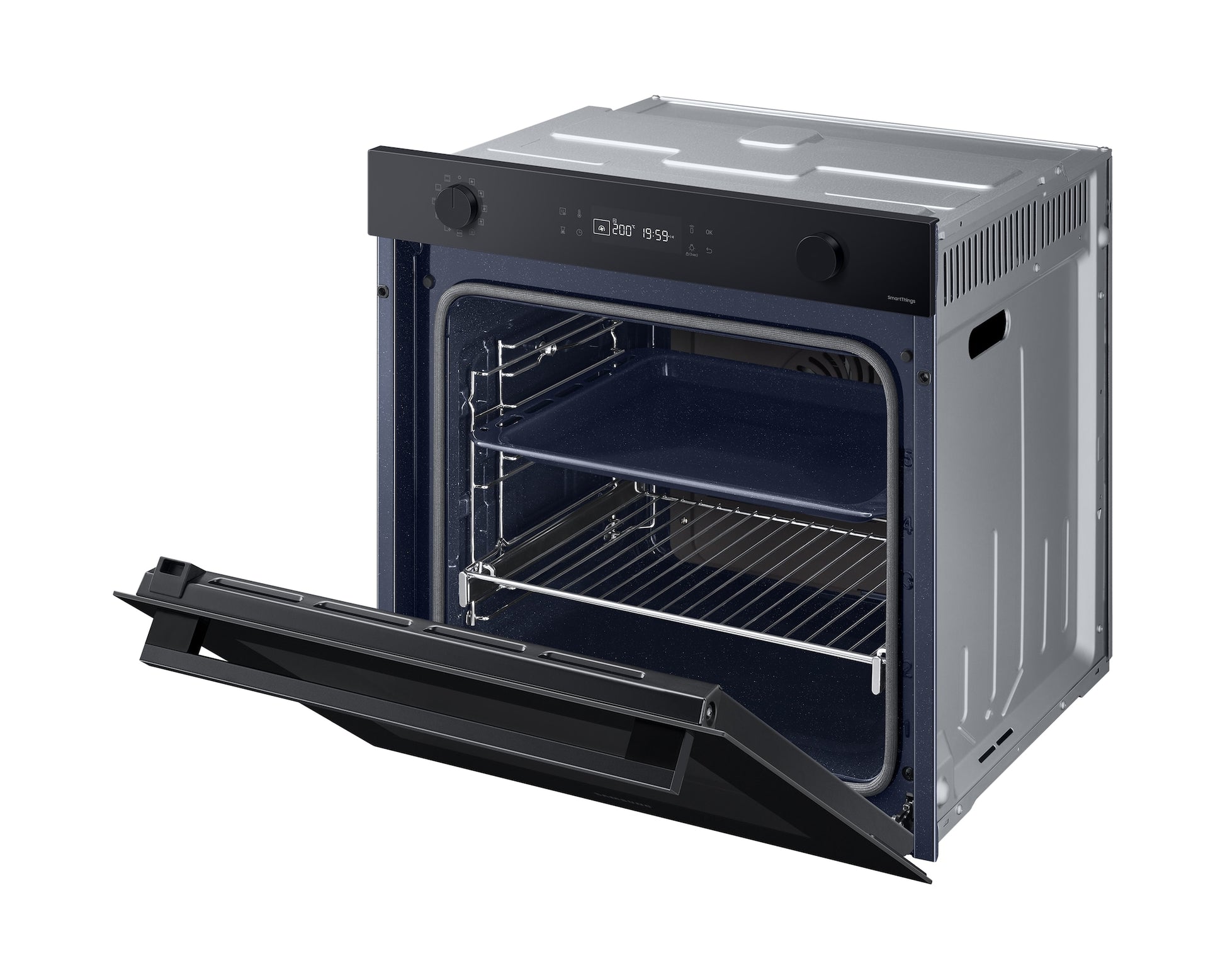 Samsung Einbau-Backofen NV7000 NV7B41201AK/U3 – 76 l, Grill & Heissluft, 3850 W – schwarz