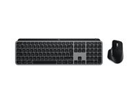 Logitech MX Keys S Combo für Mac – Tastatur, DE-Layout (DE), Space Grey – für macOS