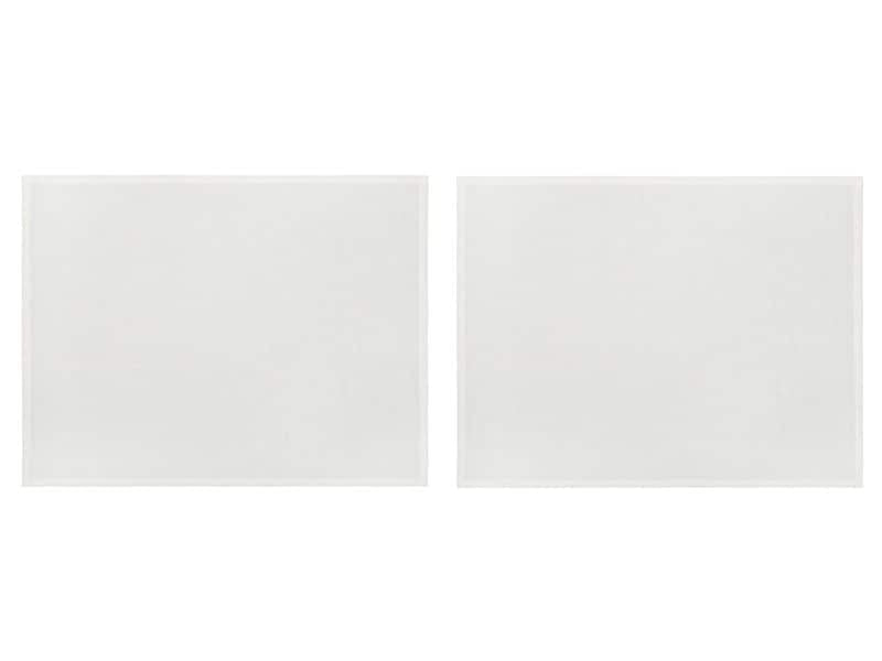 URBANARA Tischset Tolosa – Baumwolle/Leinen, Weiss, 50 × 38 cm – 2er-Set