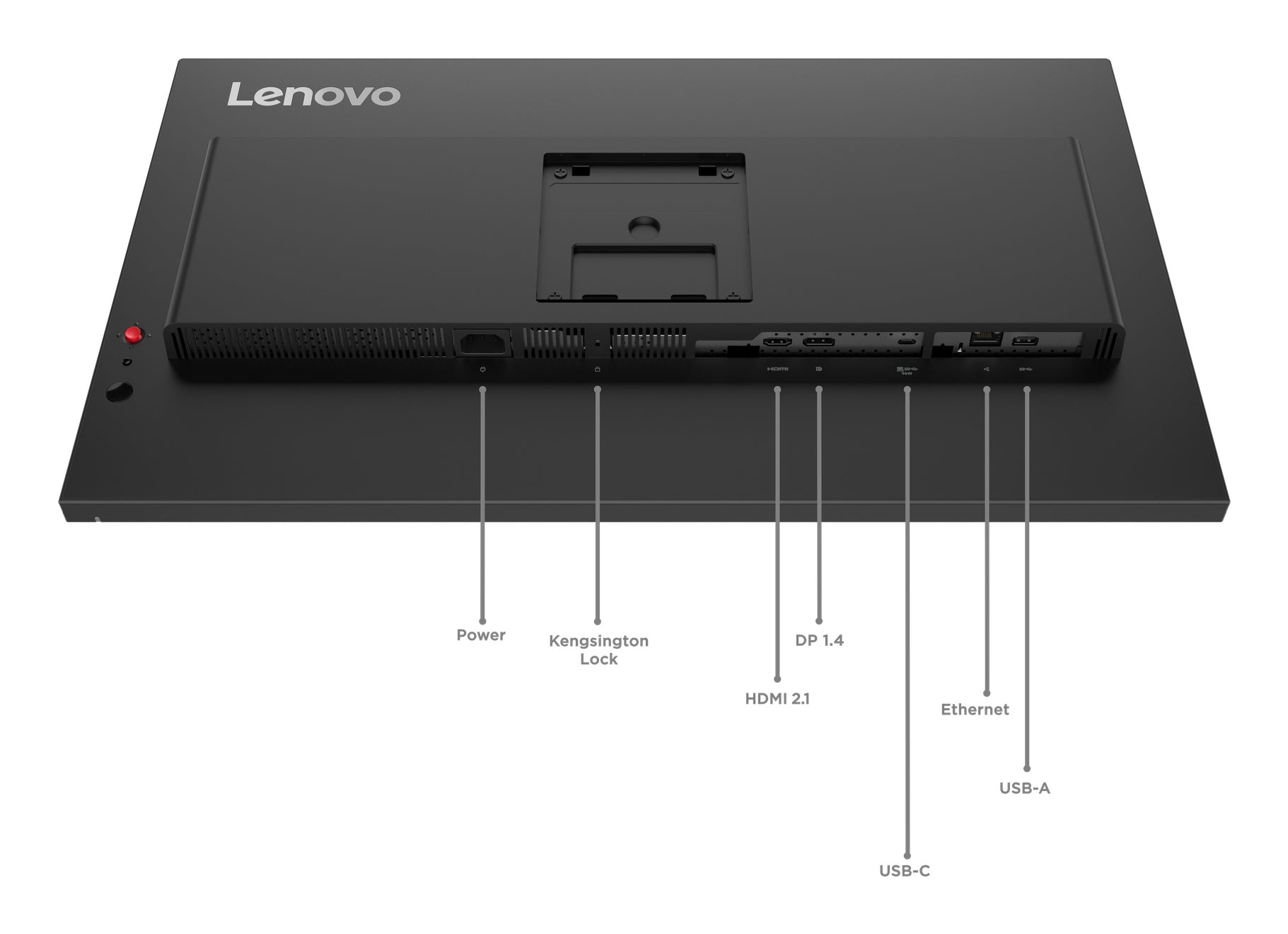 Lenovo ThinkVision T27UD-40 – 27", 3840 × 2160 (4K), IPS, USB-C 100 W, LAN, HDR10