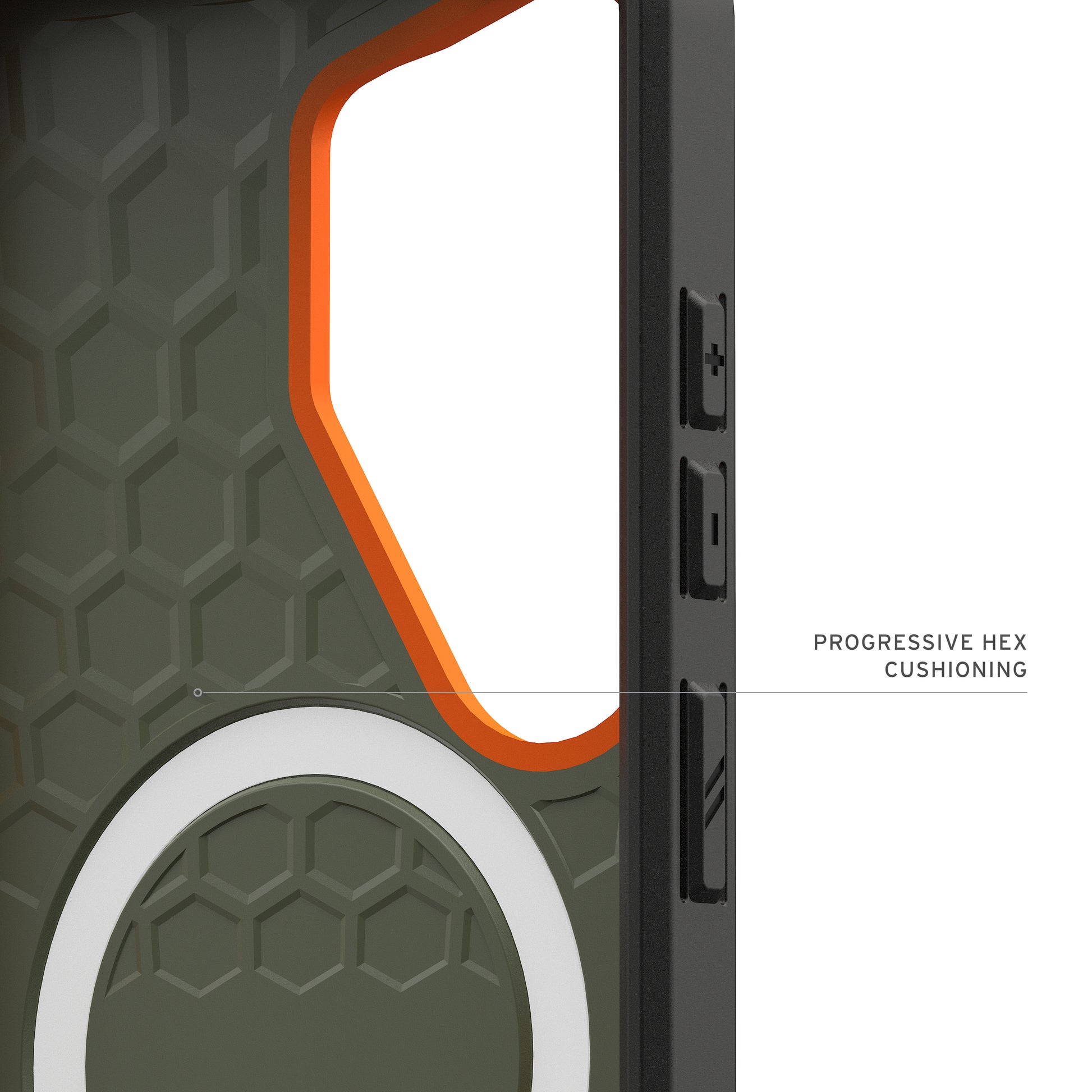 Urban Armor Gear UAG Civilian – Rückcover – für Samsung Galaxy S26 Ultra – MagSafe, PC, Orange/Olive